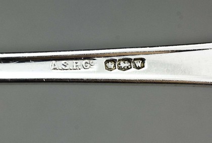 Sterling Silver Art Deco Grapefruit Spoons (Set of 6)